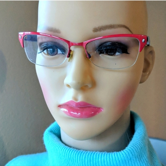 Christian Dior vintage eyeglasses red and purple - Picture 1 of 11